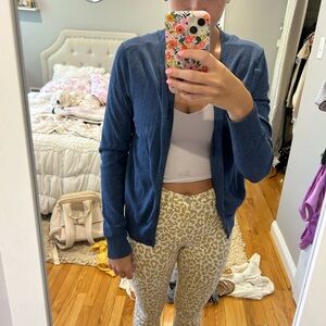 H&M blue cardigan